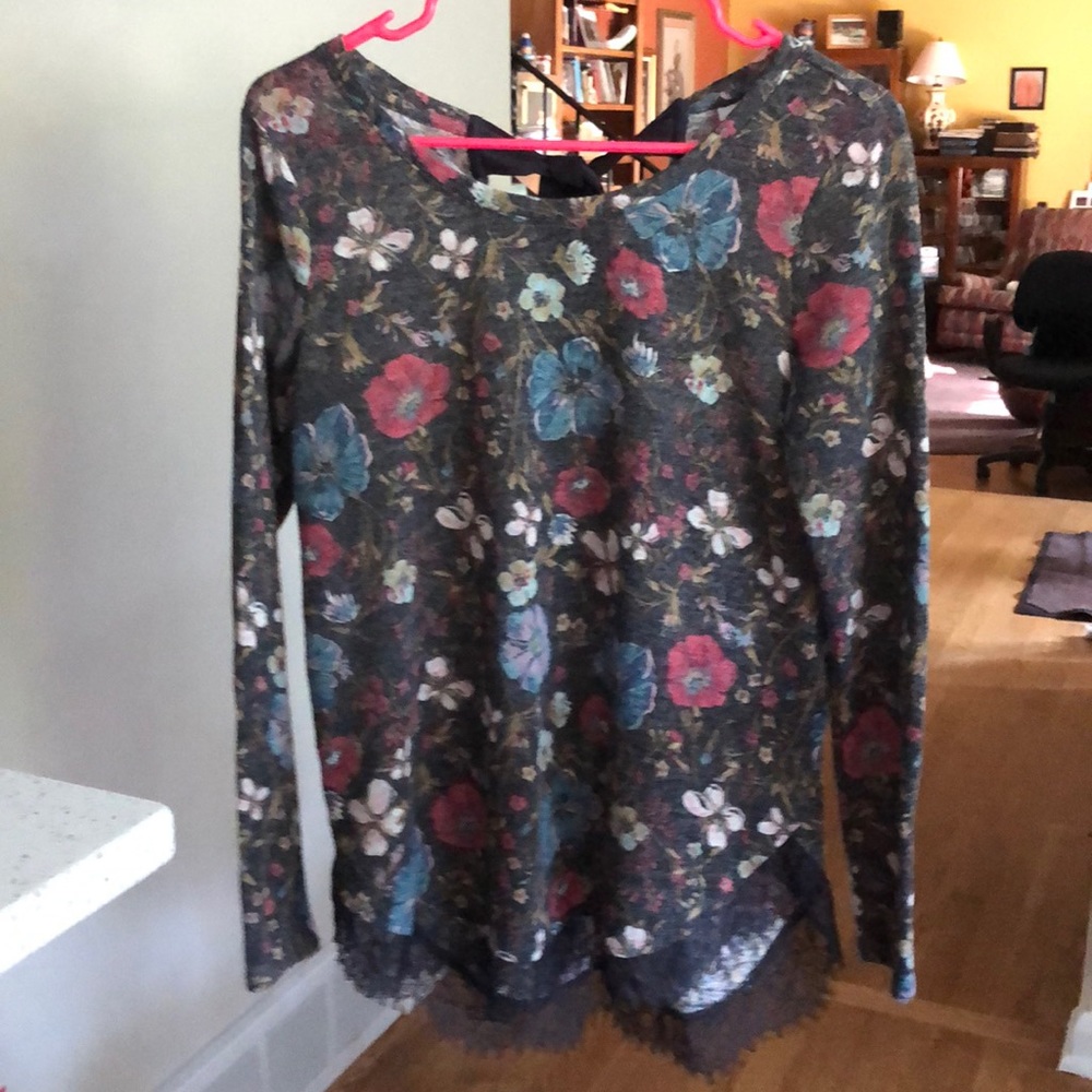 Disney brand soft flowered top